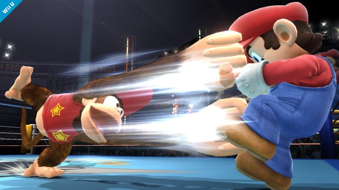 Klik pro zvětšení (Diddy Kong se podívá do nového Super Smash Bros)