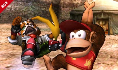 Klik pro zvětšení (Diddy Kong se podívá do nového Super Smash Bros)