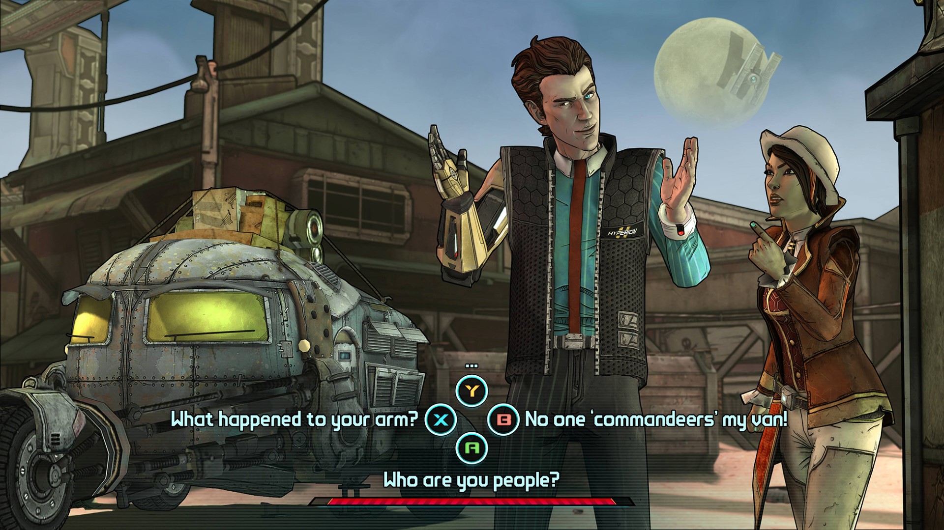 Klik pro zvětšení (Tales from the Borderlands: pětice obrázků)