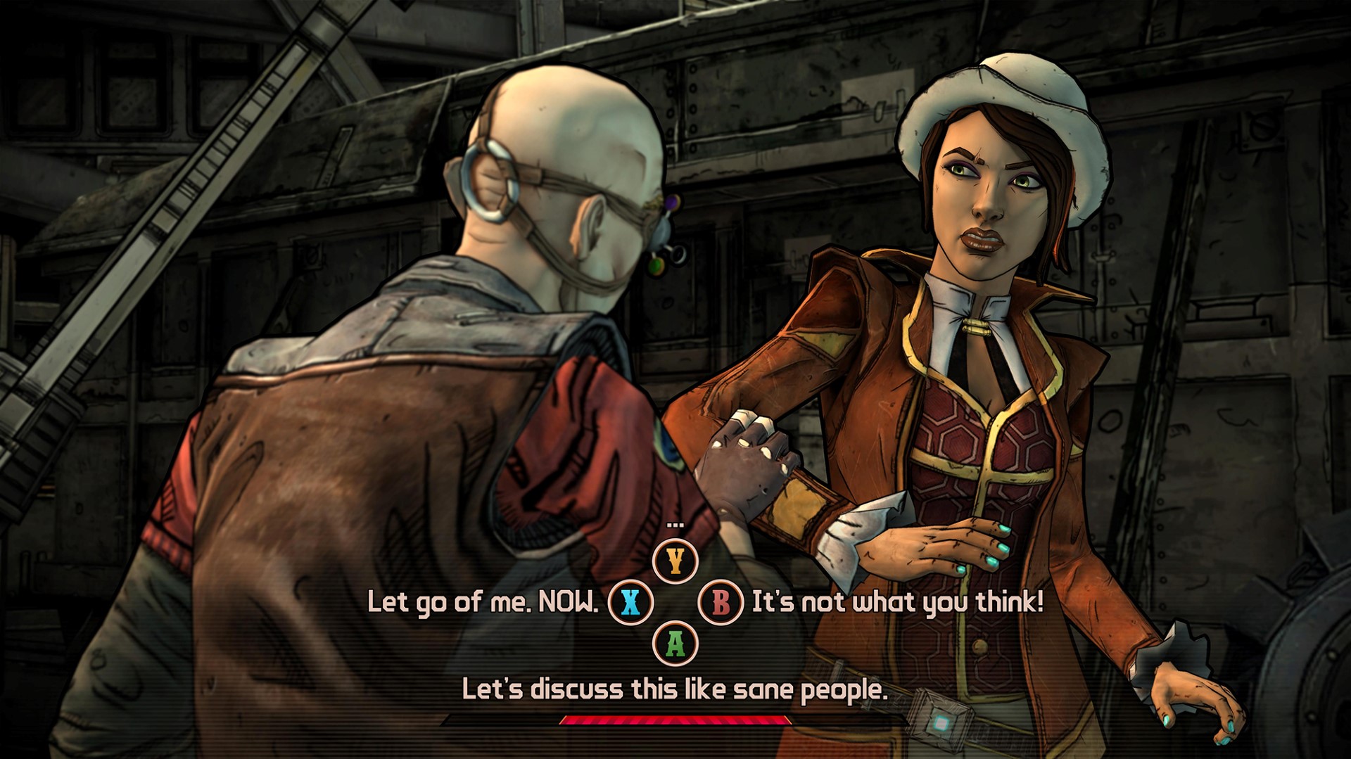 Klik pro zvětšení (Tales from the Borderlands: pětice obrázků)