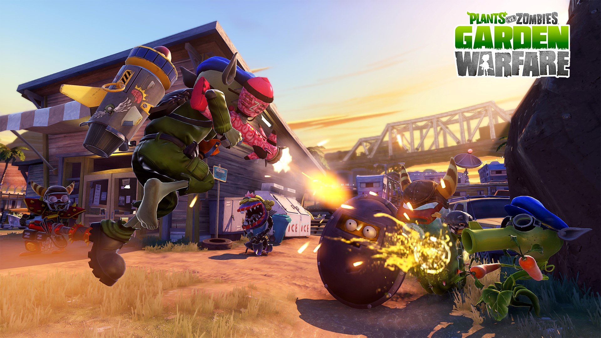 Klik pro zvětšení (Plants vs Zombies: Garden Warfare vyjde v létě na PS3 a PS4)