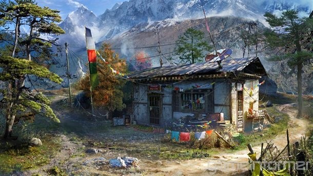 Klik pro zvětšení (Detailní pohled do zákulisí Far Cry 4: Exkluzivní koncepční artworky)