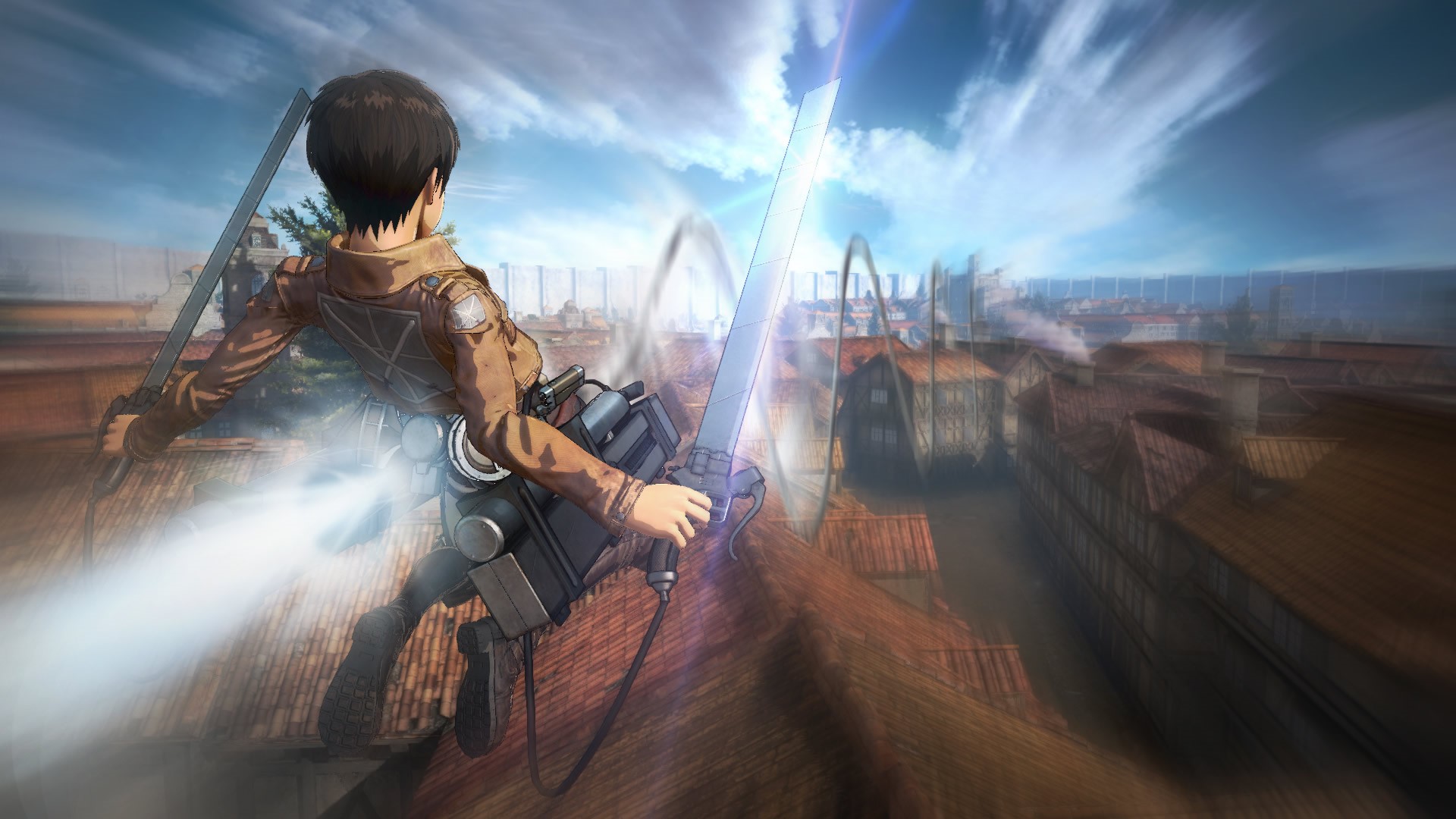 Klik pro zvětšení (Attack on Titan v PS4 záberoch)