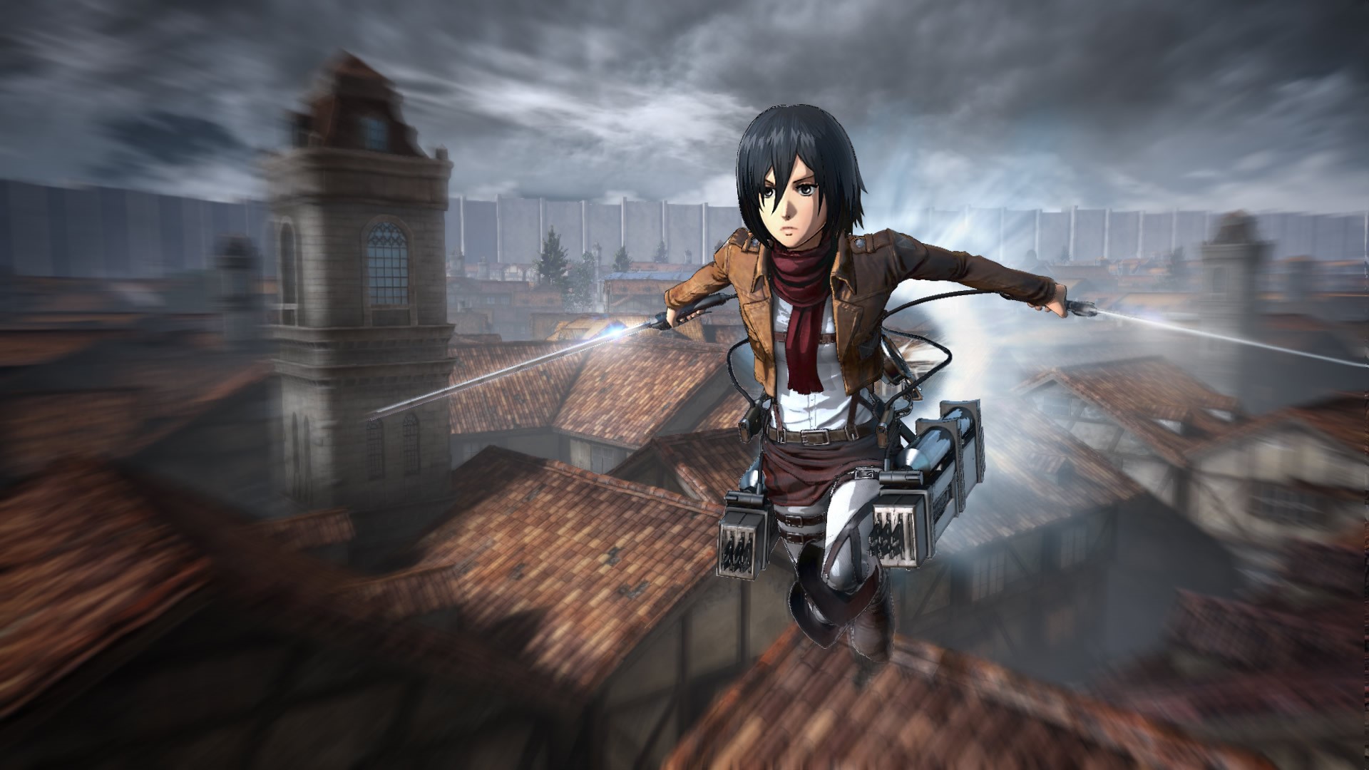 Klik pro zvětšení (Attack on Titan v PS4 záberoch)