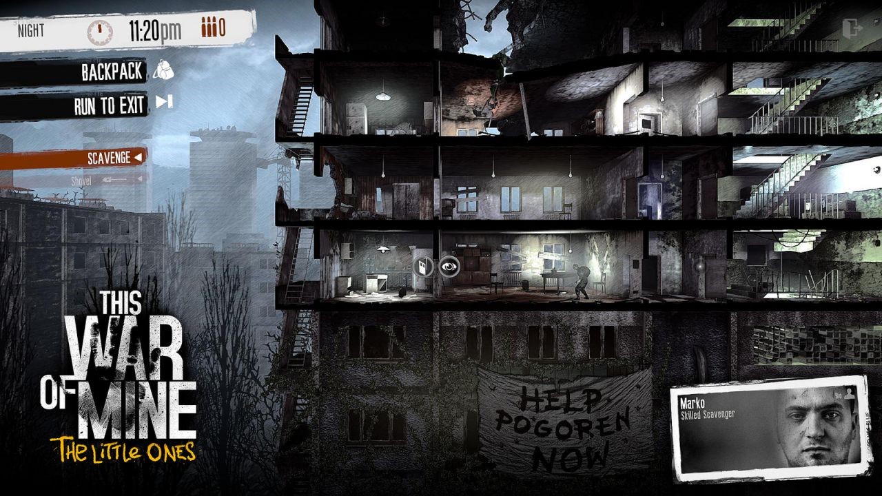 Klik pro zvětšení (This War of Mine: The Little Ones se blíží)