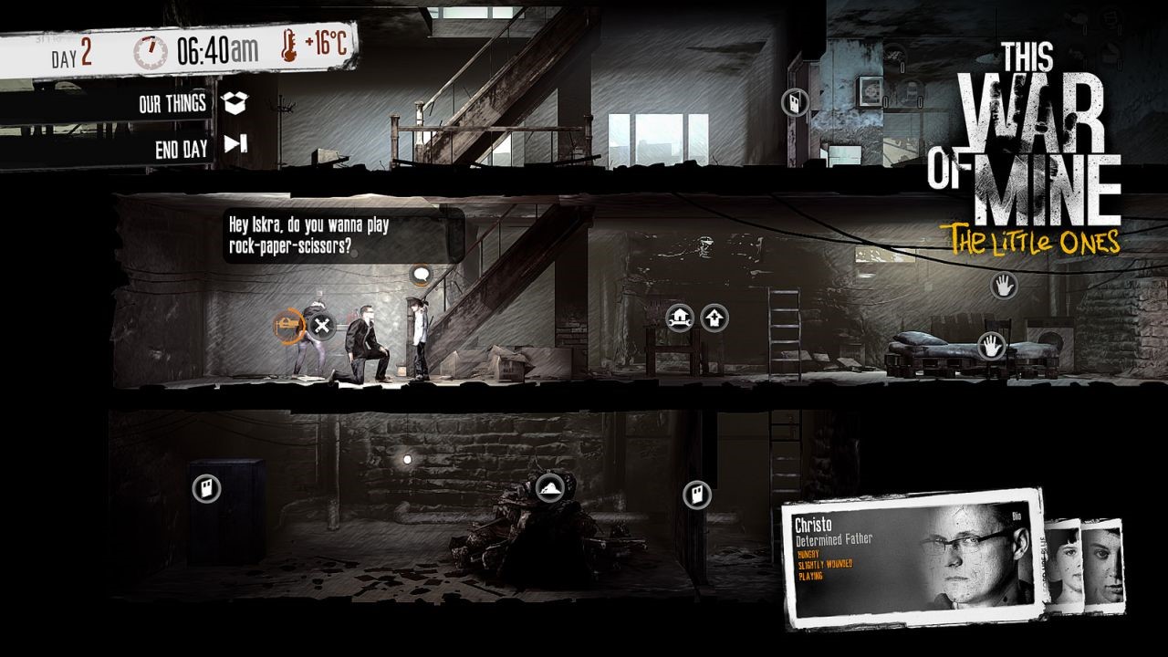 Klik pro zvětšení (This War of Mine: The Little Ones se blíží)