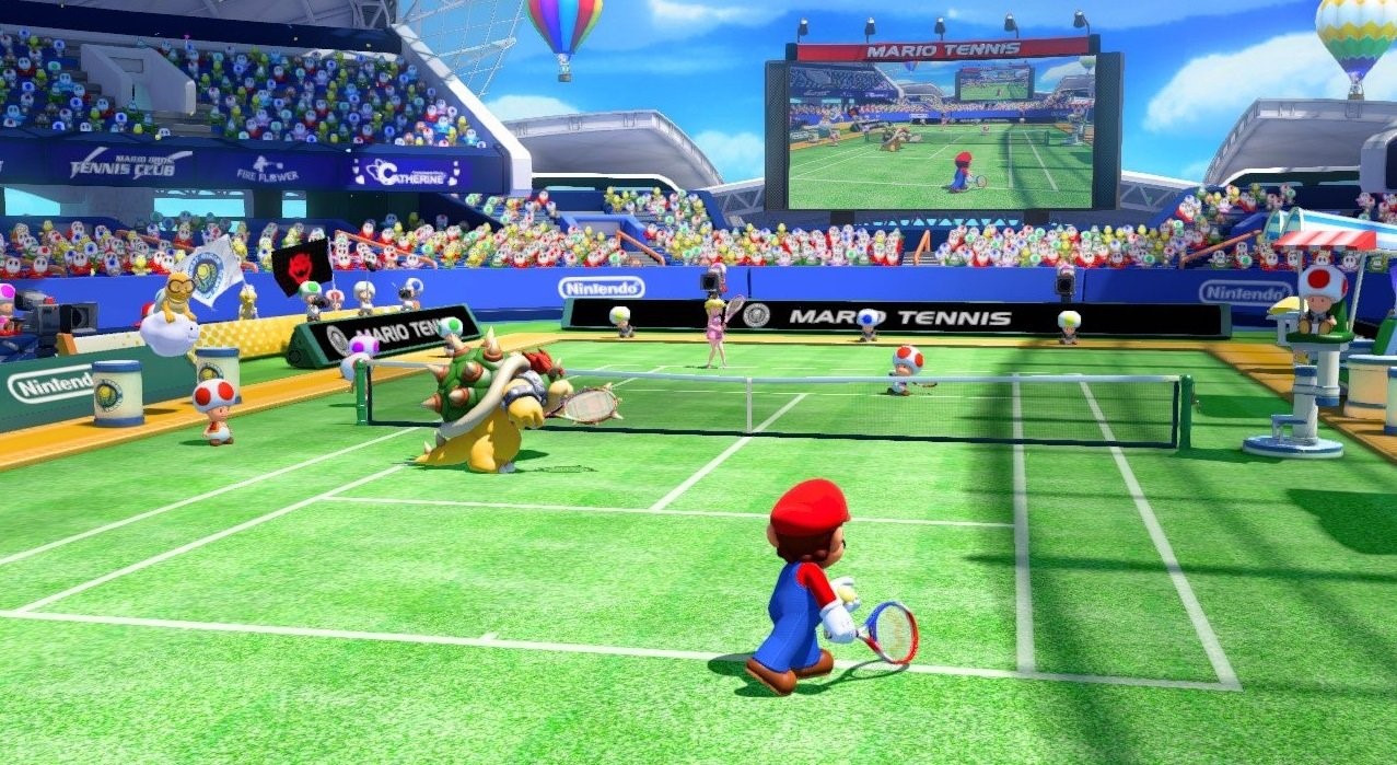 Klik pro zvětšení (Mario Tennis: Ultra Smash pro Wii U podává pořádnou zábavu)