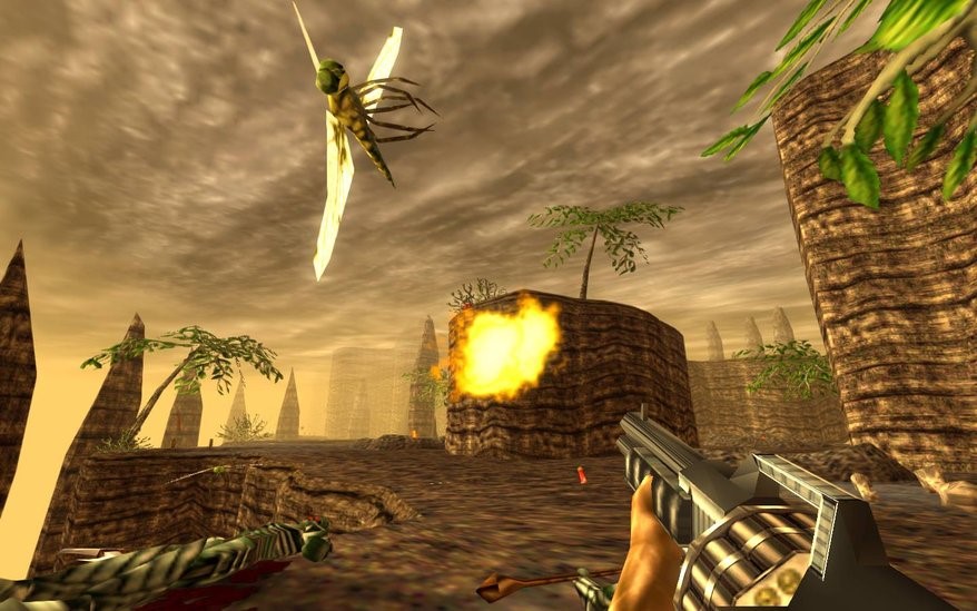 Klik pro zvětšení (Turok: Dinosaur Hunter remaster - recenze)