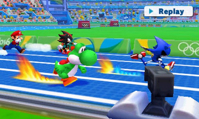 Klik pro zvětšení (Mario & Sonic at the Rio 2016 Olympic Games (3DS) - recenze)