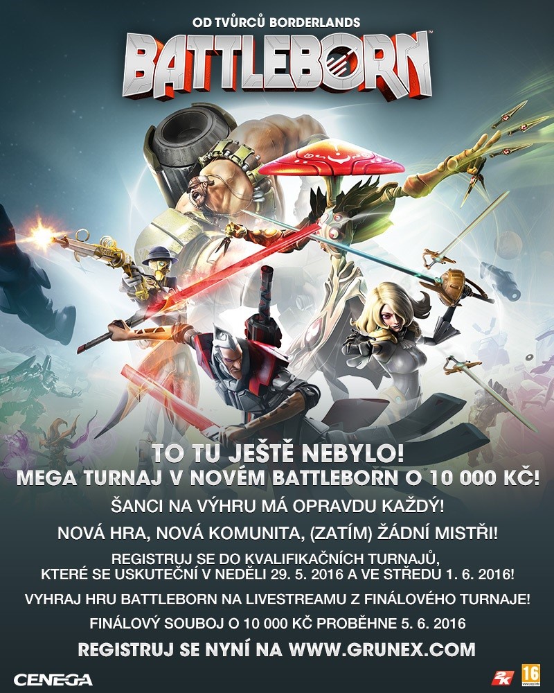 Klik pro zvětšení (Zúčastni se turnaje ve hře Battleborn o 10 000Kč! A navíc 100Kč sleva pro každého!)