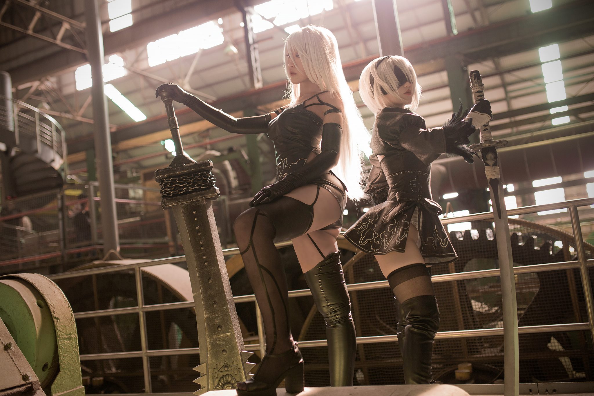 Klik pro zvětšení (Sexy cosplay NieR Automata)