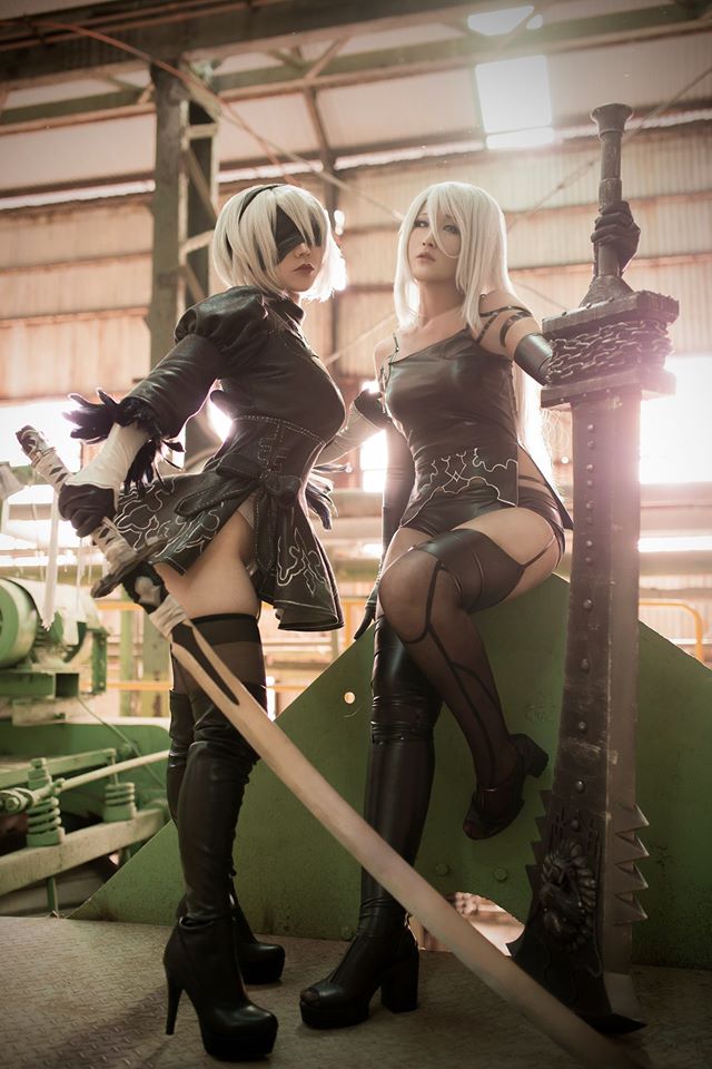 Klik pro zvětšení (Sexy cosplay NieR Automata)