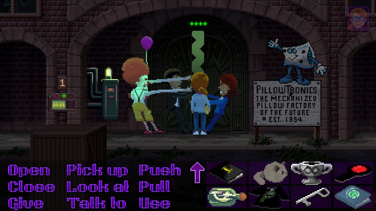 Klik pro zvětšení (Thimbleweed Park (Switch) - recenze)