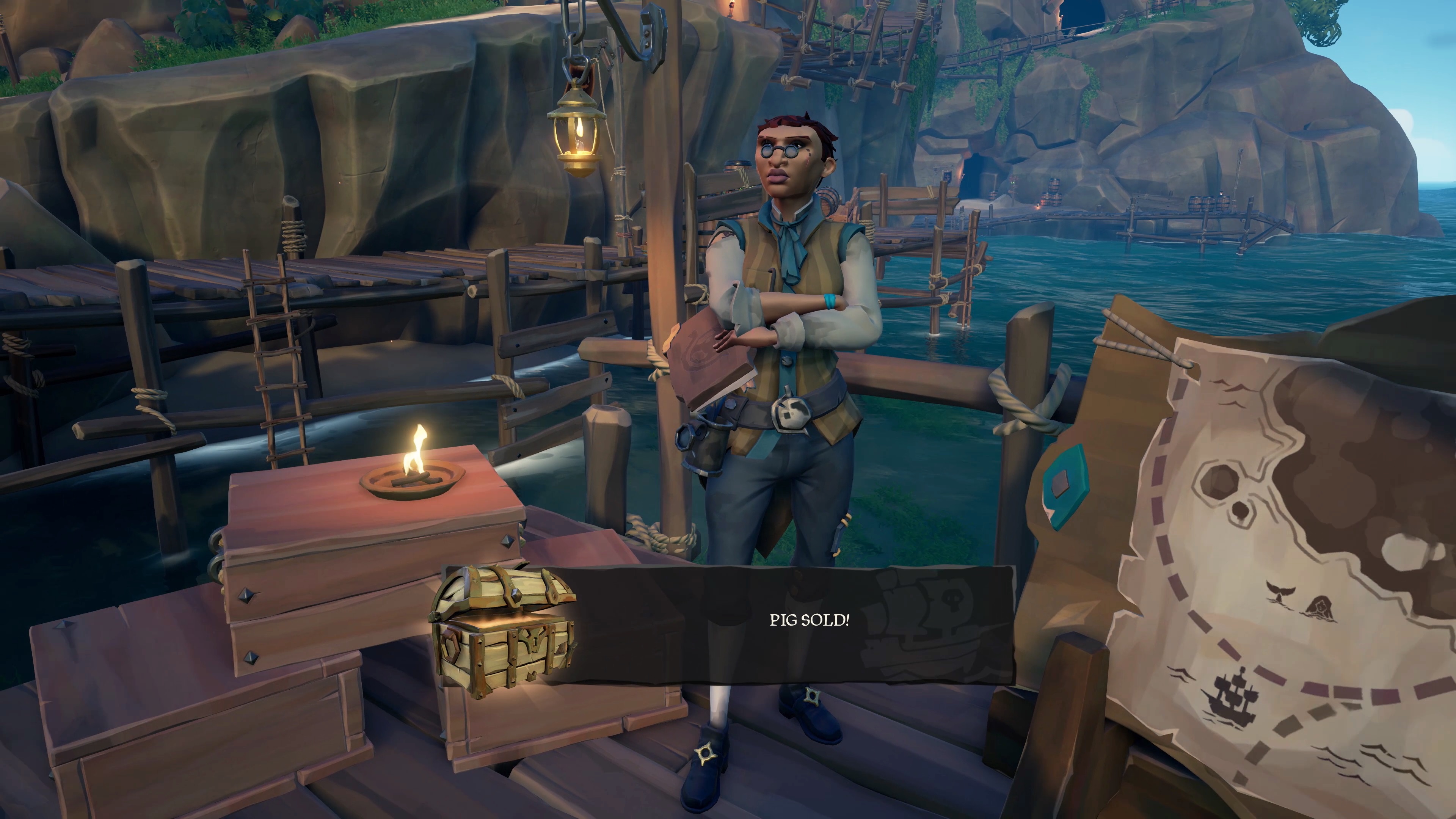 Klik pro zvětšení (Sea of Thieves ponúkne variabilnú mapu; pozrite si zoznam nových informácií)