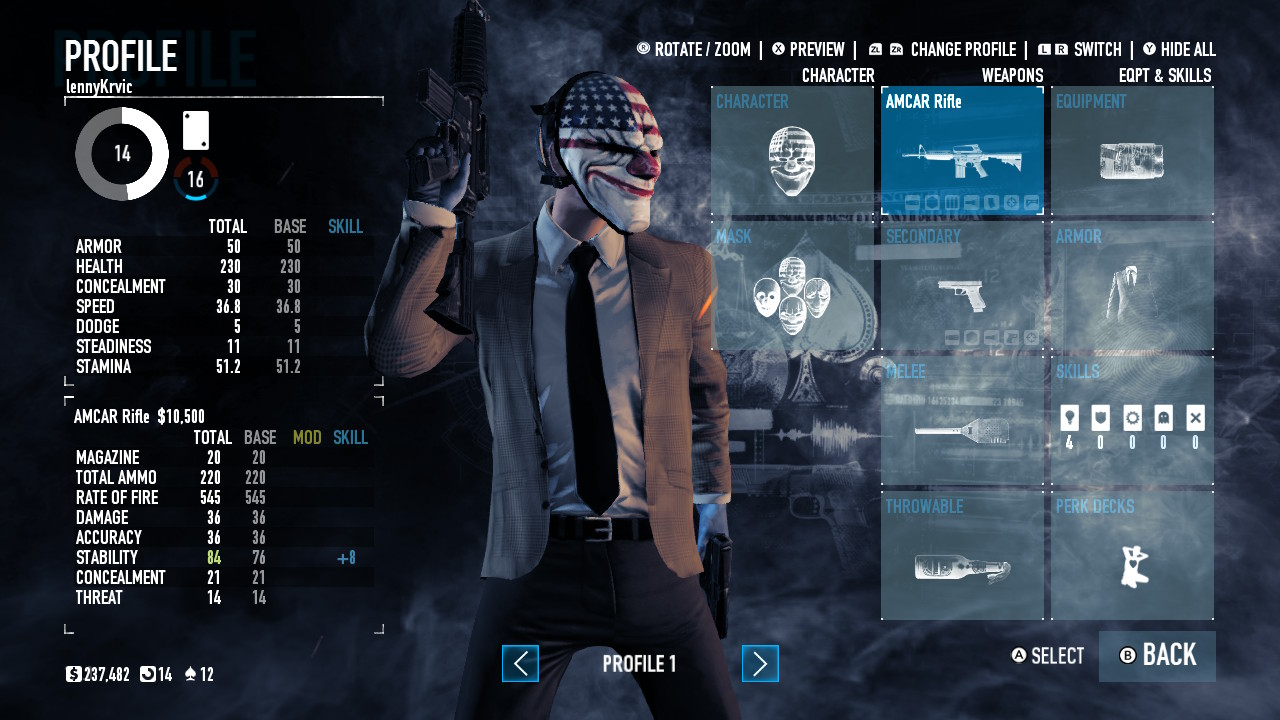 Klik pro zvětšení (Payday 2 (Nintendo Switch) - recenze)