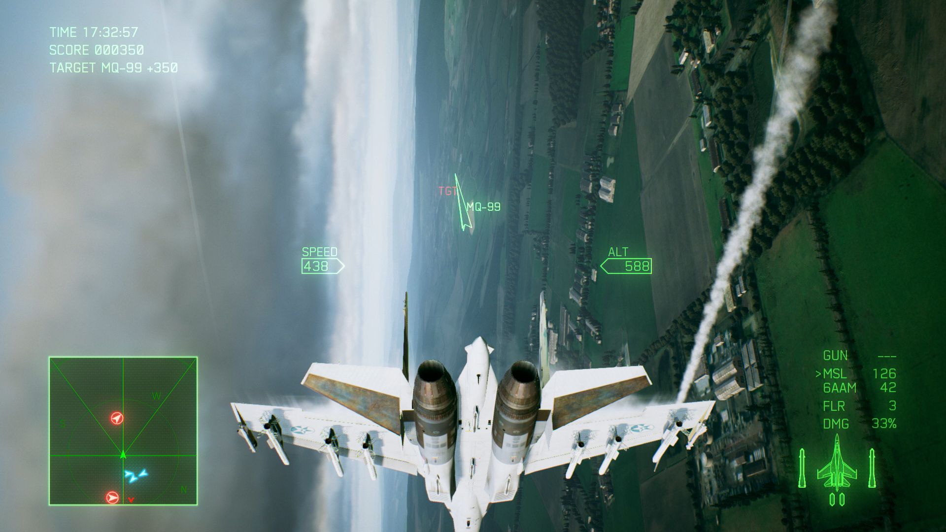 Klik pro zvětšení (Ace Combat 7 na sebe po čase znovu upozorňuje)