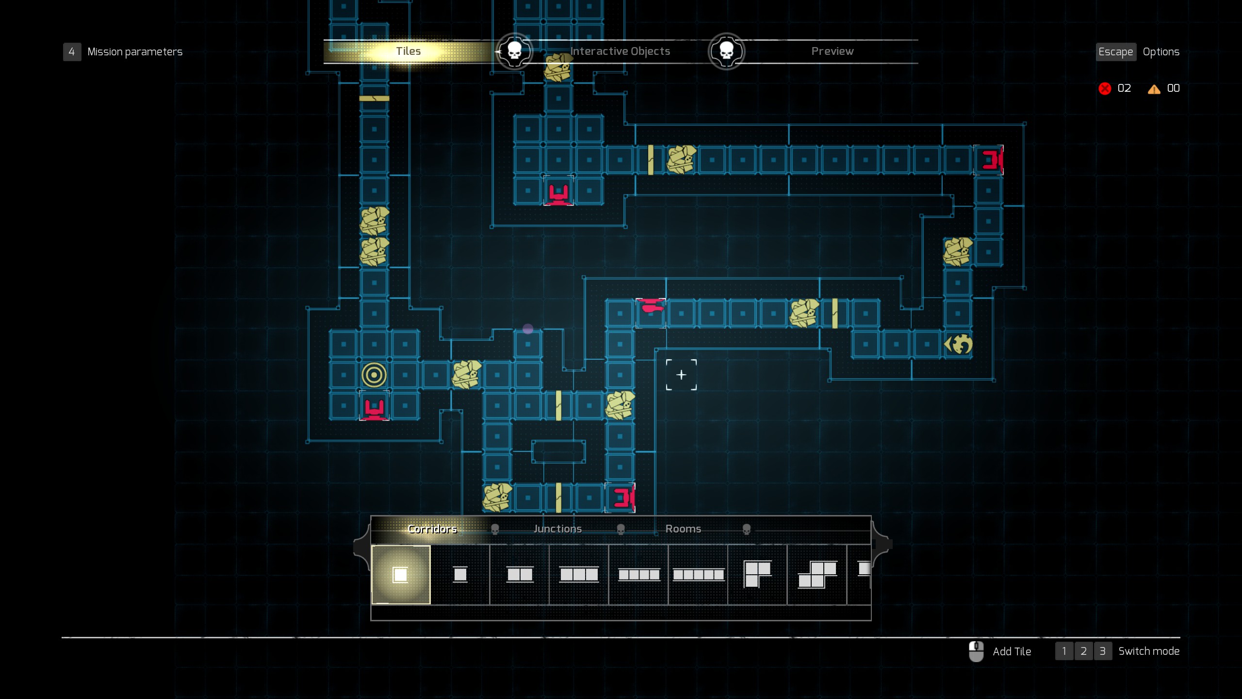 Klik pro zvětšení (Space Hulk: Tactics - recenze)