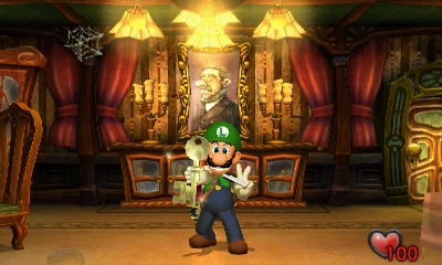 Klik pro zvětšení (Luigi's Mansion 3DS - recenze)