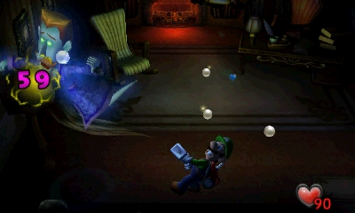 Klik pro zvětšení (Luigi's Mansion 3DS - recenze)