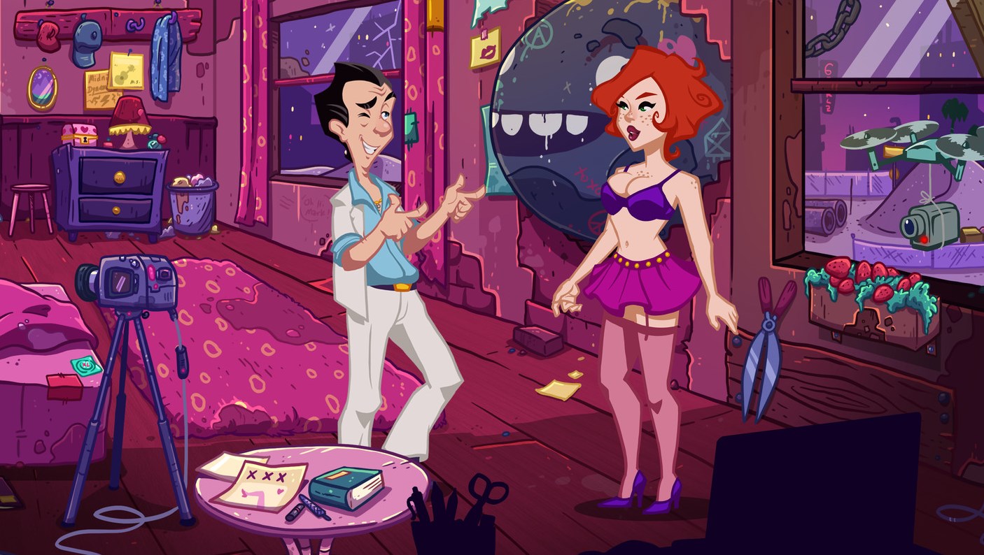 Klik pro zvětšení (Leisure Suit Larry: Wet Dreams Don't Dry - recenze)