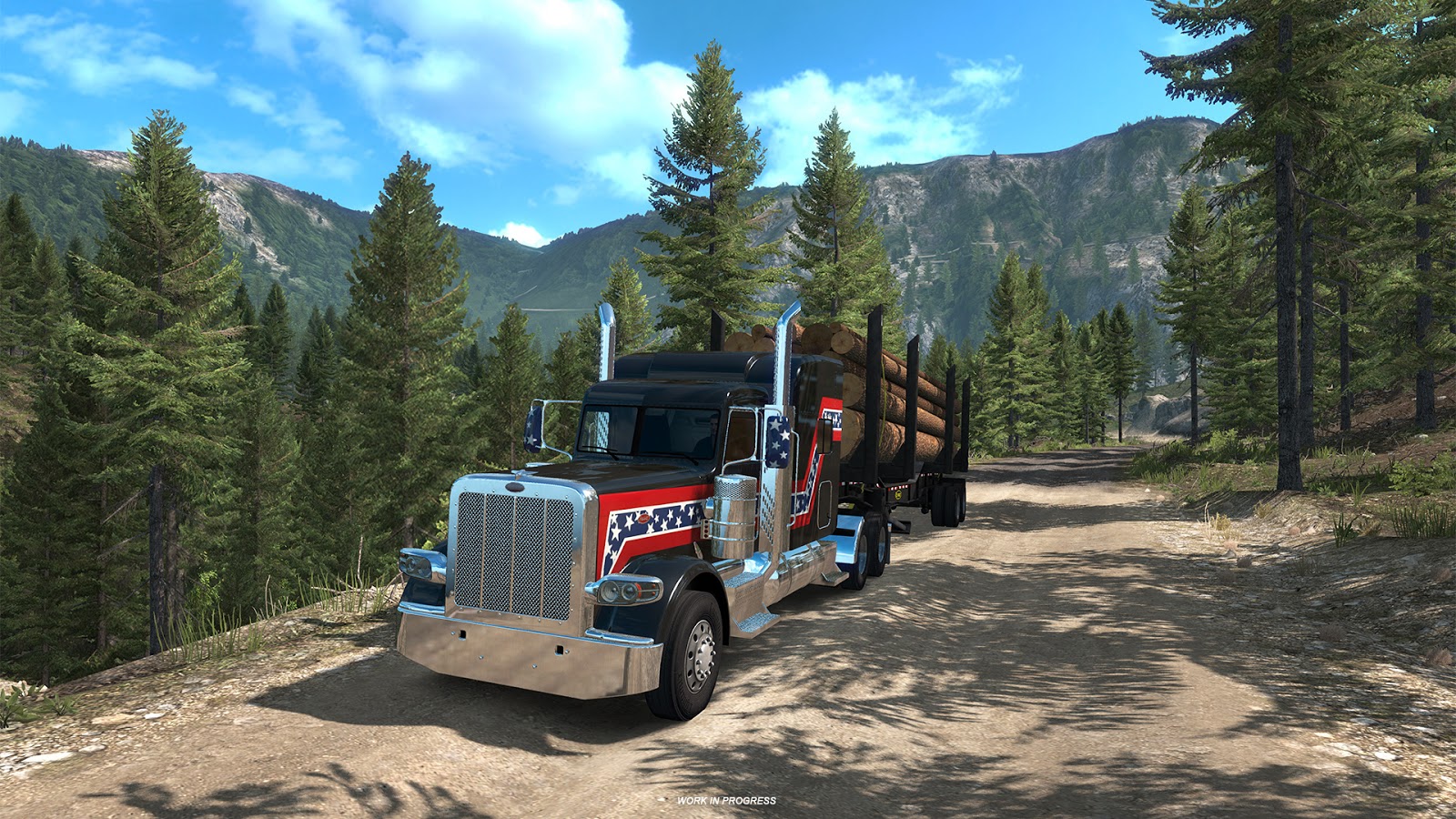 Klik pro zvětšení (American Truck Simulator nabírá směr Washington)