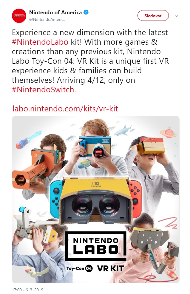 Klik pro zvětšení (Z Nintendo Labo kit si VR set uděláte už 12. dubna)