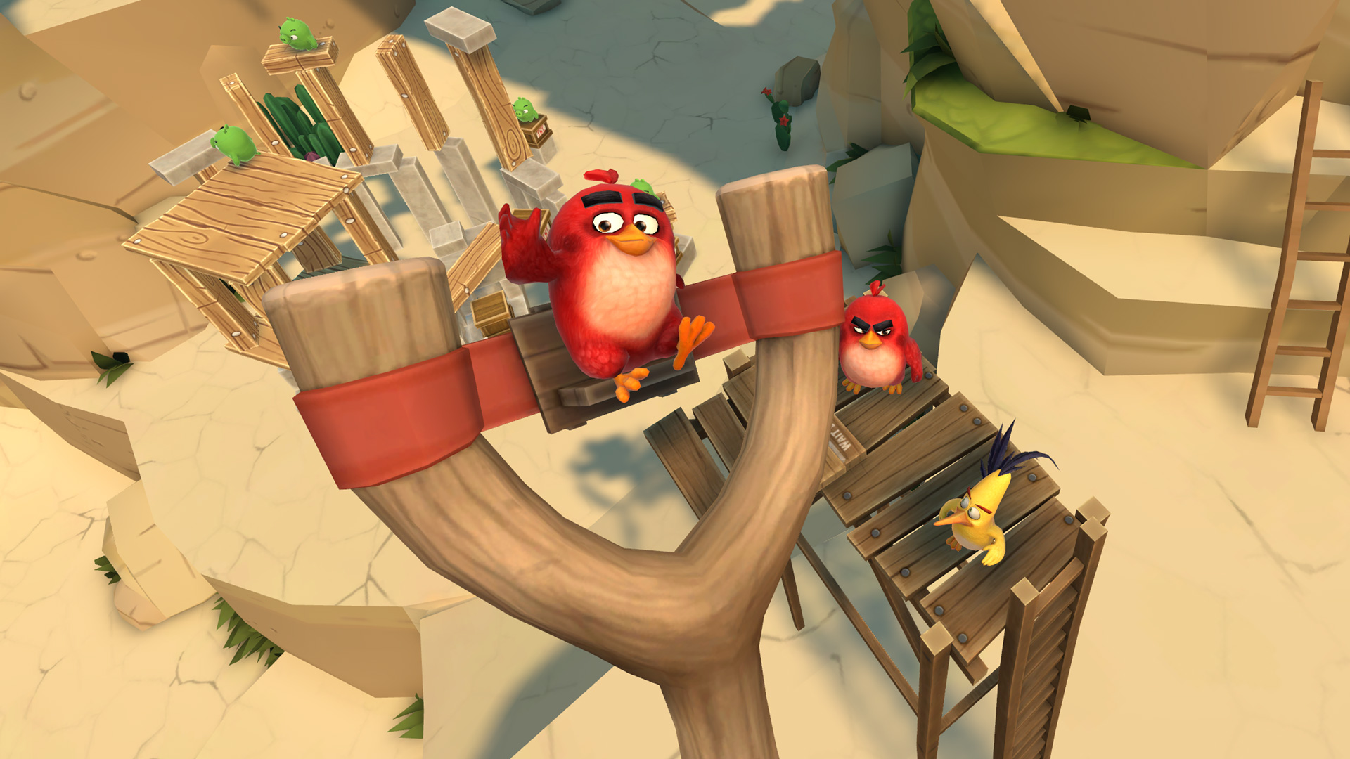 Klik pro zvětšení (Angry Birds VR: Isle of Pigs - recenze)