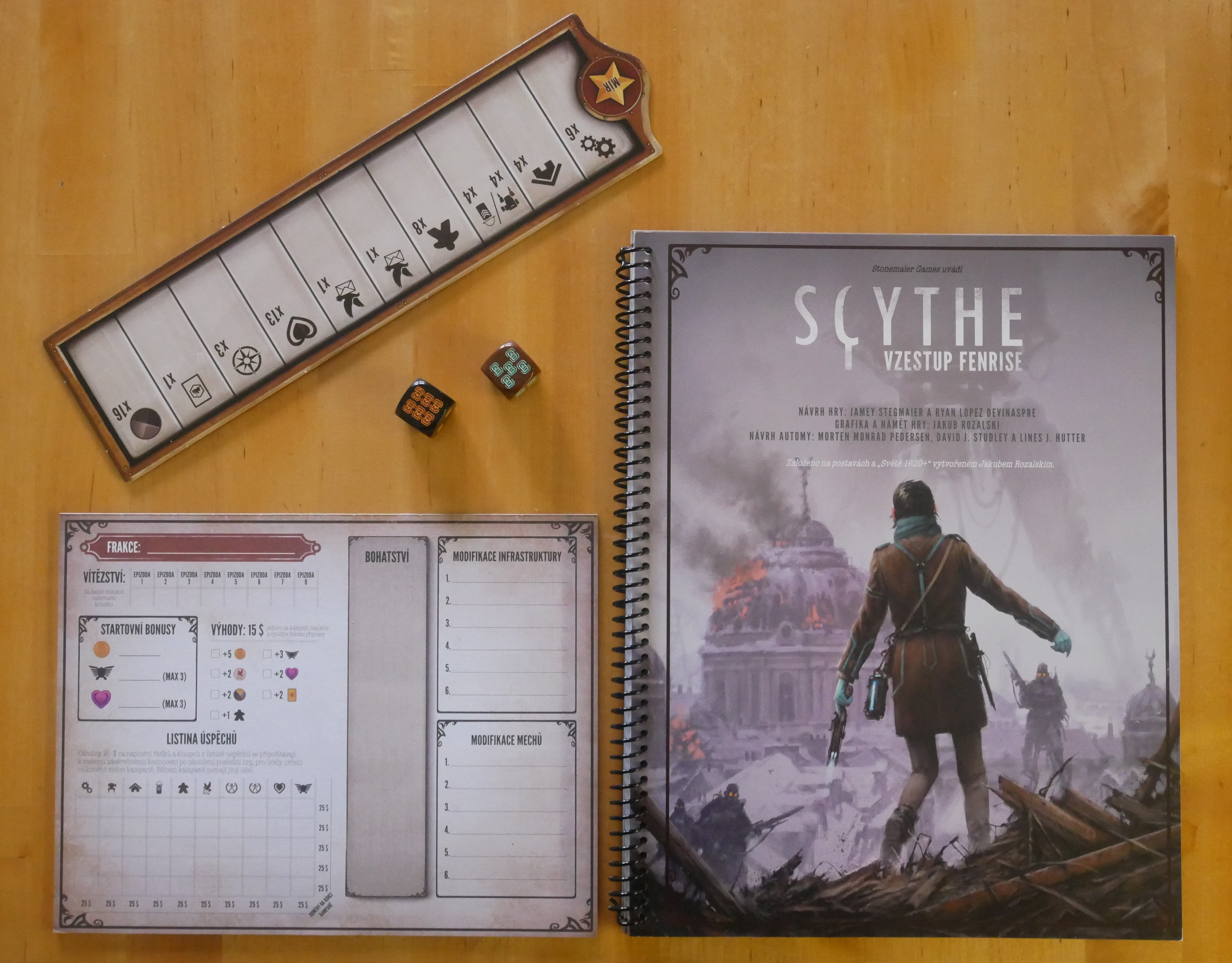 Klik pro zvětšení (Dvě rozšíření pro Scythe: Nová setkání a Vzestup Fenrise - recenze)