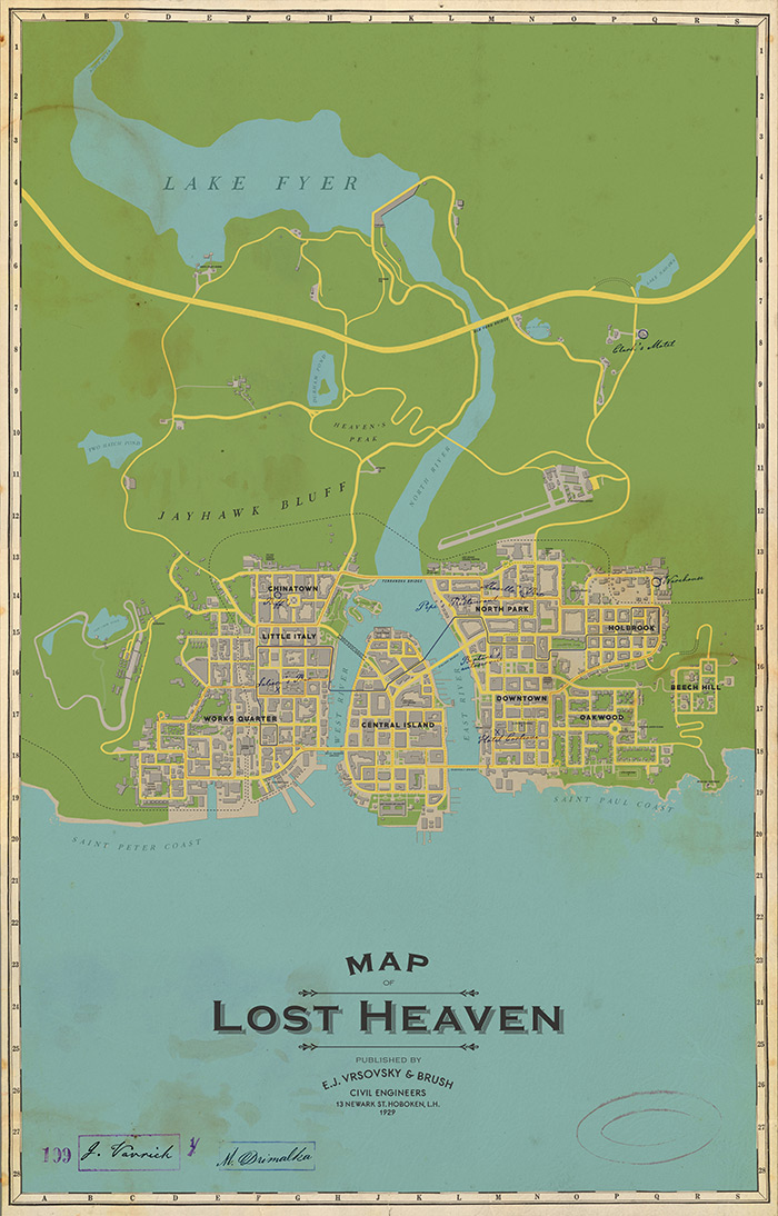 Klik pro zvětšení (Pozrite si novú mapu z Mafia: Definitive edition)
