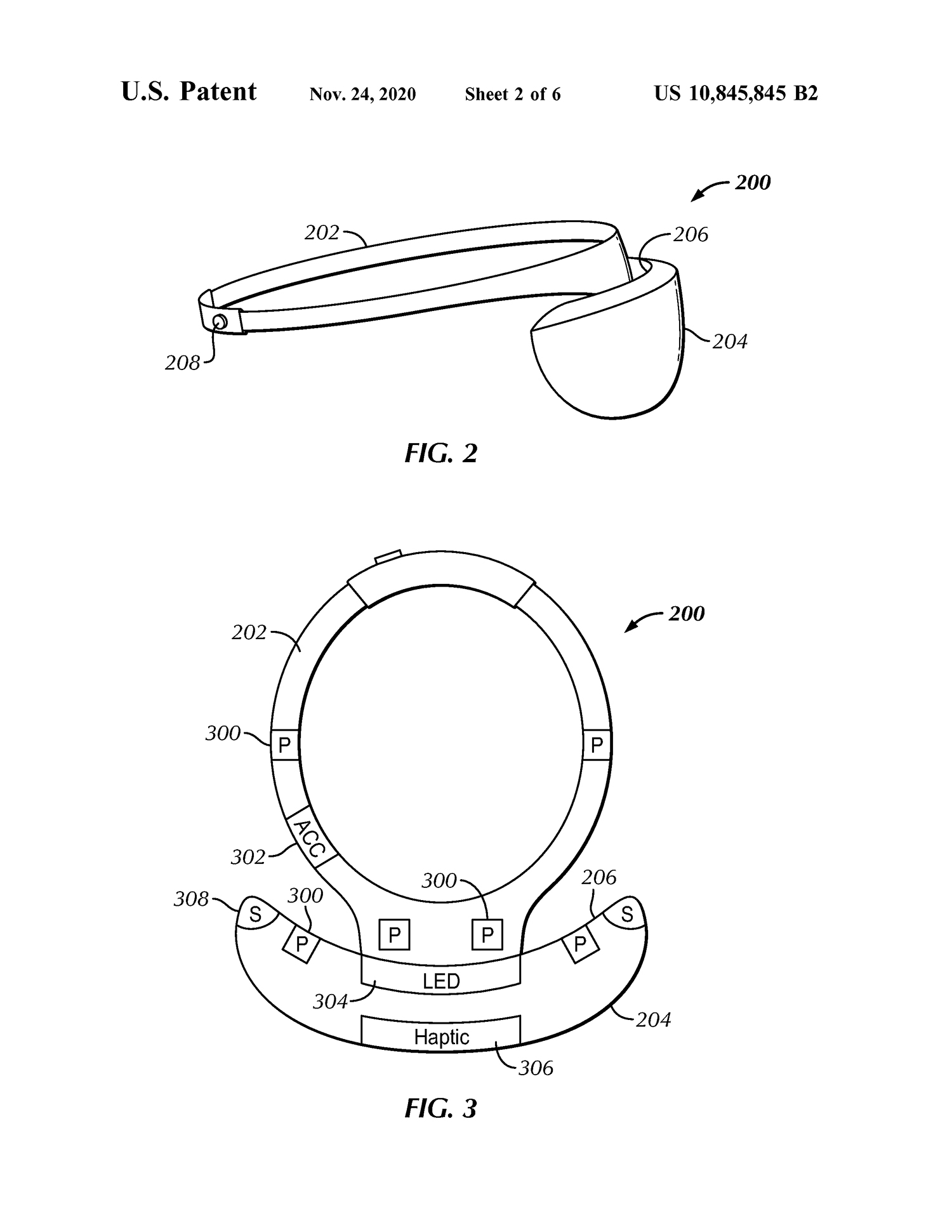 Klik pro zvětšení (Pozrite sa na nákres patentu PlayStation VR 2)