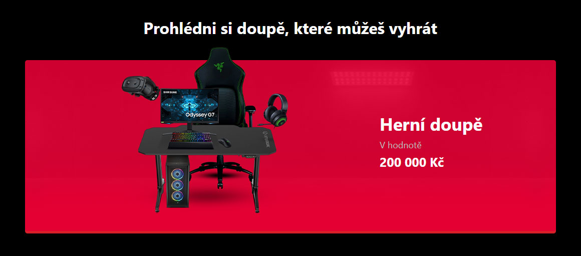 Klik pro zvětšení (Soutěžte o speciální herní doupě za 200 tisíc v akci Be a Gamer na CZC.cz)