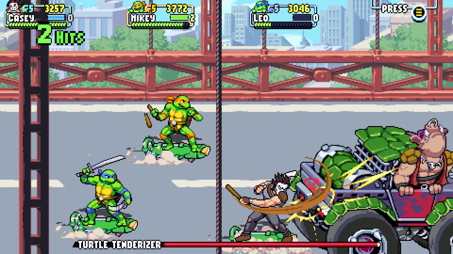 Klik pro zvětšení (Teenage Mutant Ninja Turtles: Shredder’s Revenge - recenze)