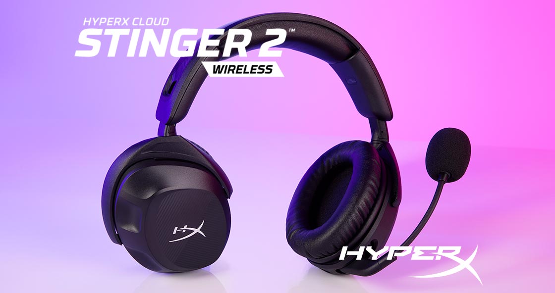 Klik pro zvětšení (HyperX uvádí nový herní headset Cloud Stinger 2 Wireless)