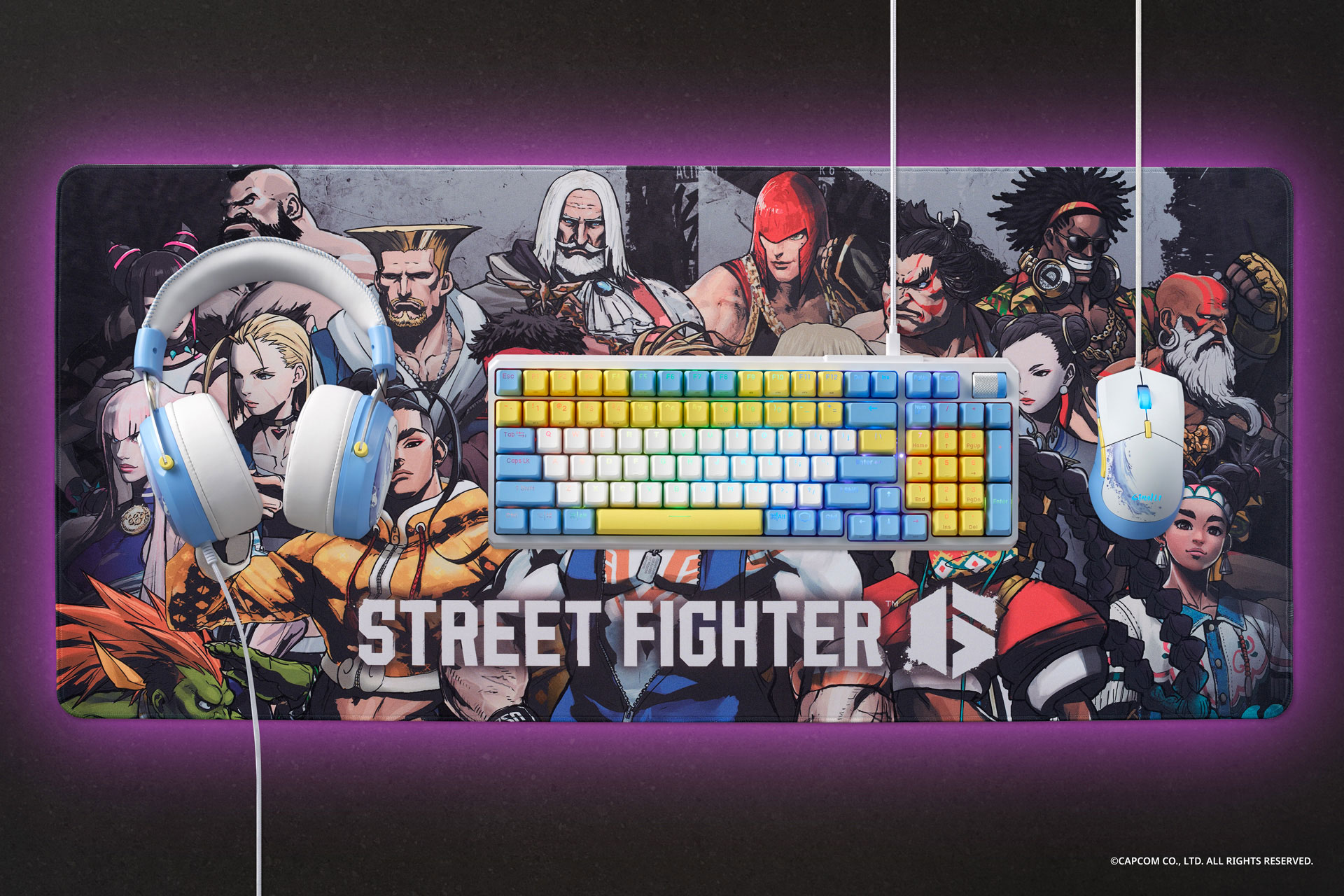 Klik pro zvětšení (Cooler Master ve spolupráci s CAPCOM odhaluje nové produkty inspirované hrou Street Fighter 6)