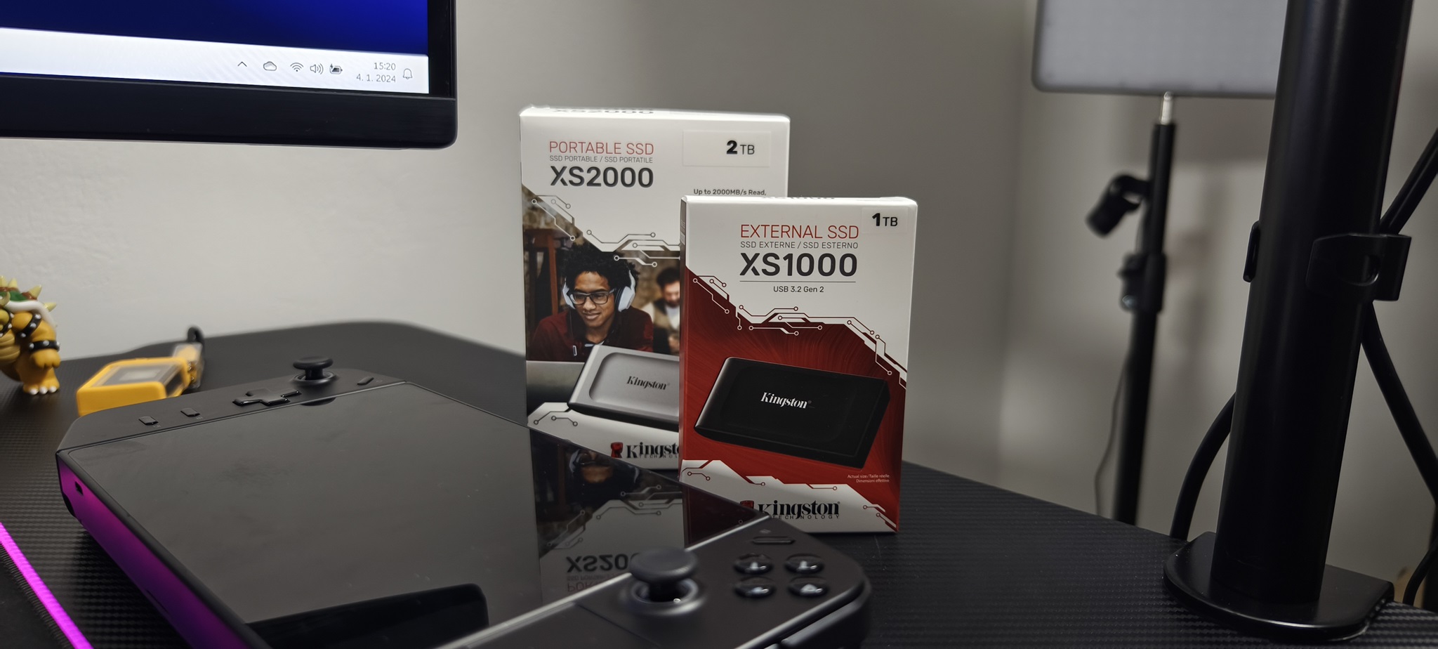 Klik pro zvětšení (Kingston XS2000 / XS1000 - recenze)