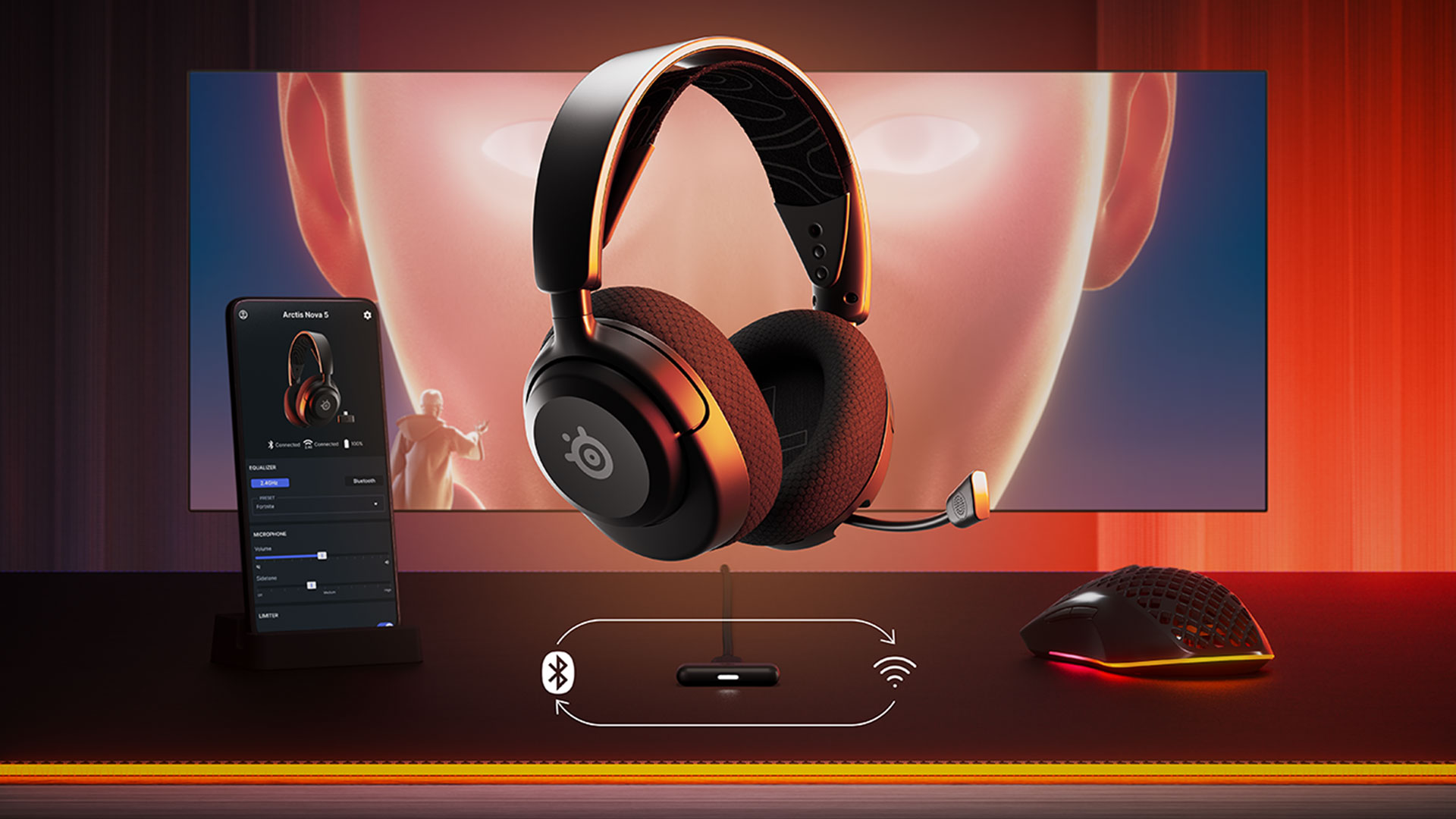 Klik pro zvětšení (SteelSeries uvádí nový headset Nova 5 a doprovodnou mobilní aplikaci pro konzolisty)