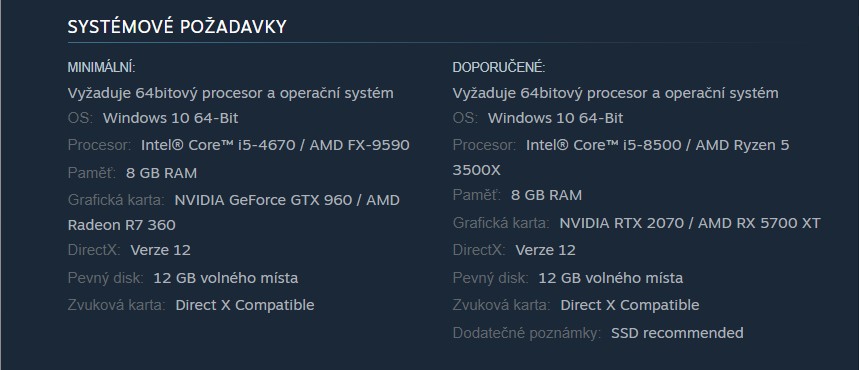 Klik pro zvětšení (Rozbehne vaše PC Red Dead Redemption?)