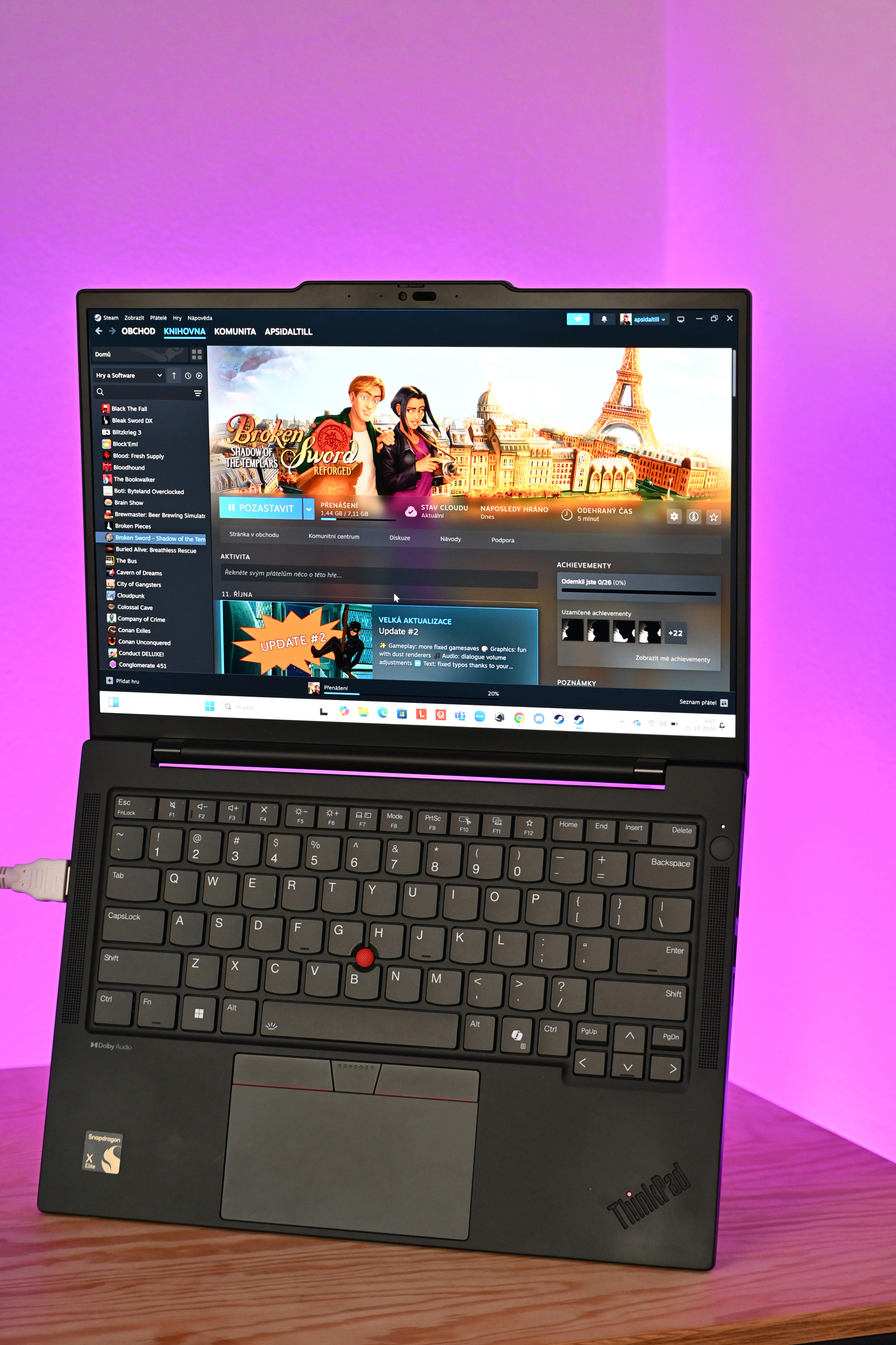 Klik pro zvětšení (Lenovo ThinkPad T14s (Gen 6) - recenze)