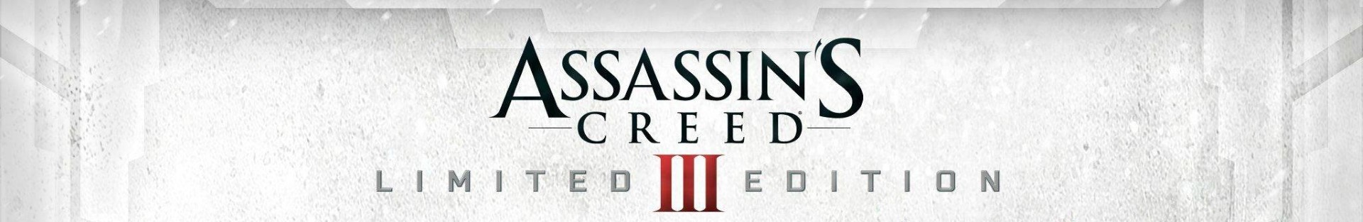 Klik pro zvětšení (Assassins Creed III nabídne limitovanou edici)