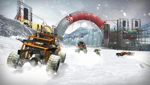 Klik pro zvětšení (Motorstorm: Arctic Edge - PSP recenze)