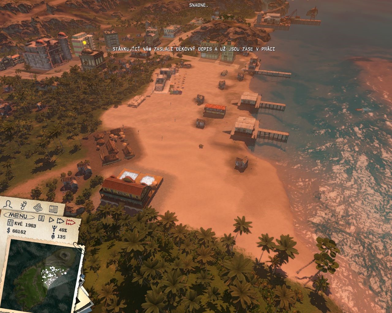 Klik pro zvětšení (Tropico 3 - recenze)