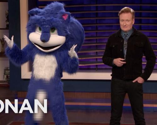 Conan O'Brien stretol vylepšeného Sonica