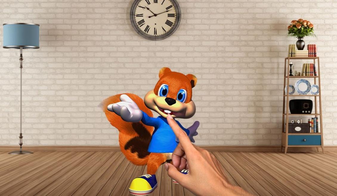 Vďaka HoloLens vám Conker vyskočí aj zo záchodu