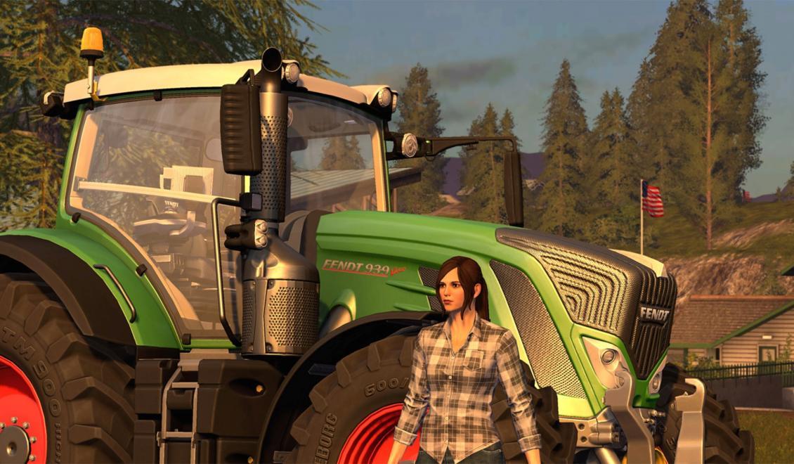 Ve Farming Simulator 17 si můžete zahrát i za ženskou