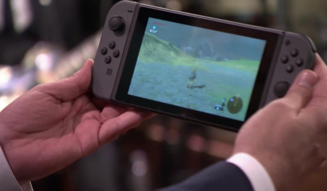 Nintendo ukázalo Maria a Switch u Fallona