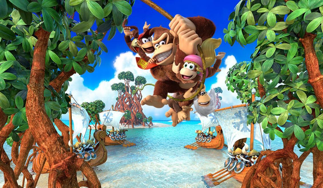 Donkey Kong Country: Tropical Freeze v launch traileru