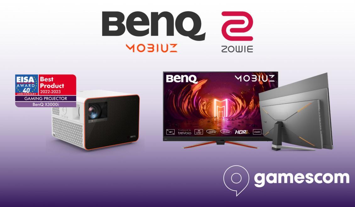 BenQ představuje na veletrhu Gamescom tři herní monitory a projektor X3000i s oceněním EISA