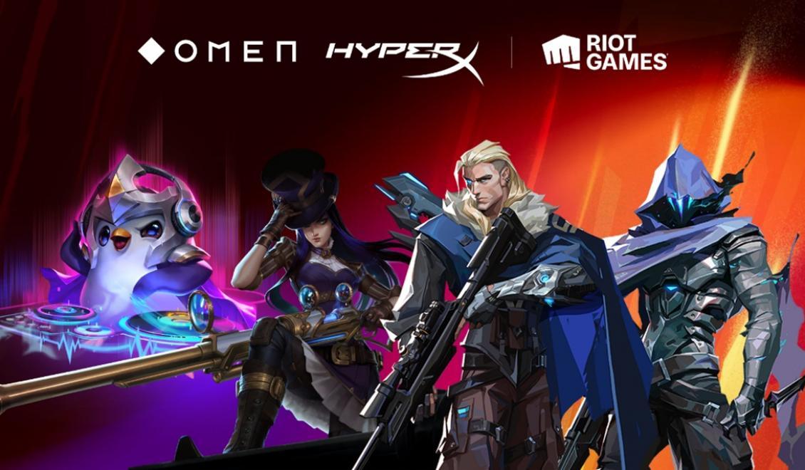 Riot Games uzavírá partnerství s herními značkami OMEN a HyperX