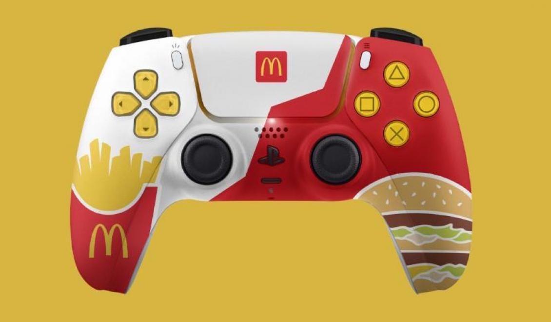 McDonald chcel rozdávať unikátne DualSense ovládače, zabudol však na jednu vec