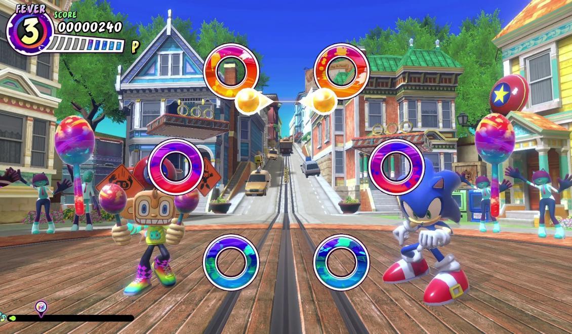 Ježek Sonic se řítí do Samba de Amigo: Party Central